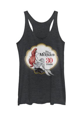 Disney Women's Anniversary Logo Graphic Tank Top, Black, XSmall