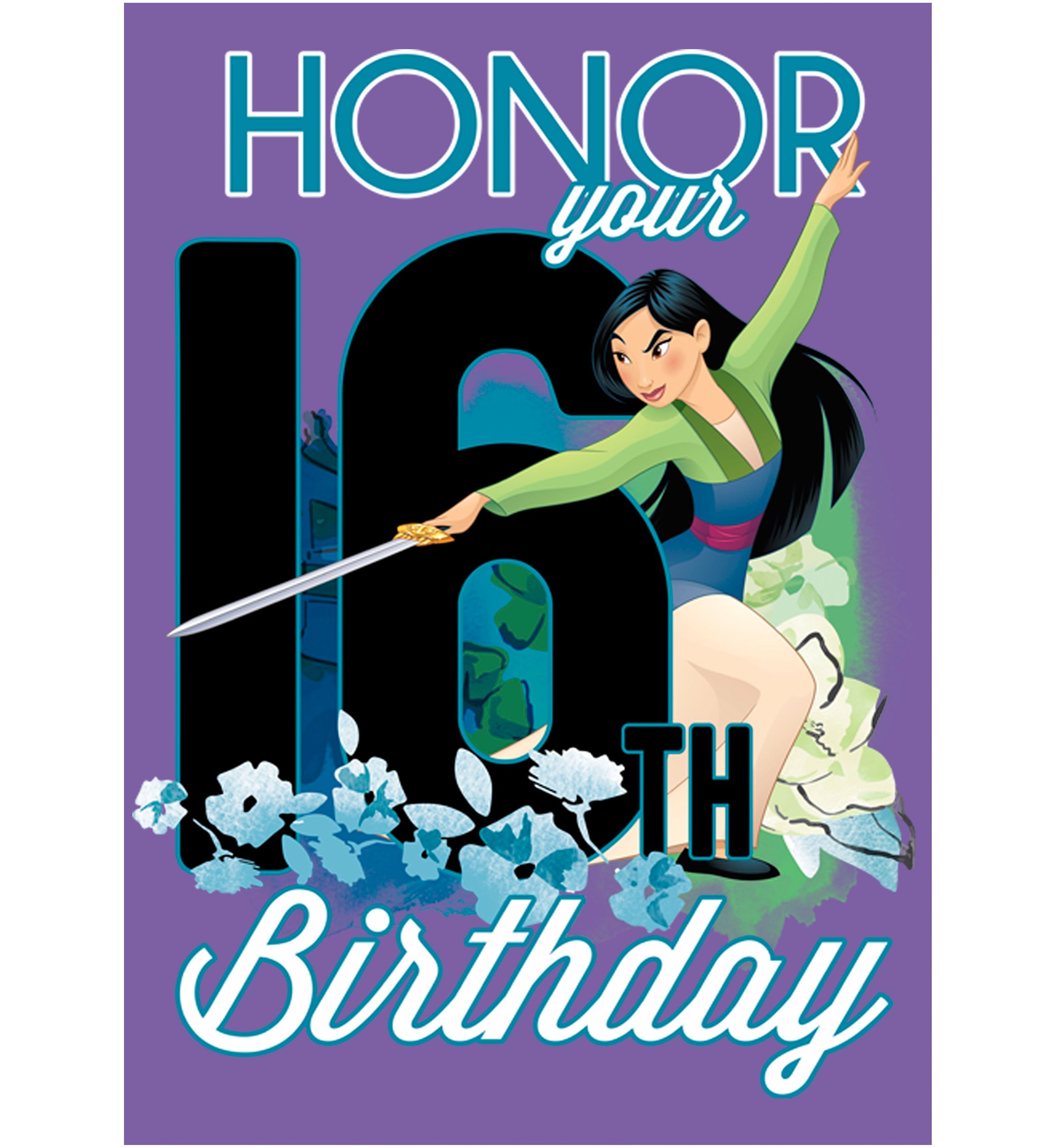 Mulan Sixteen Birthday Graphic T-Shirt