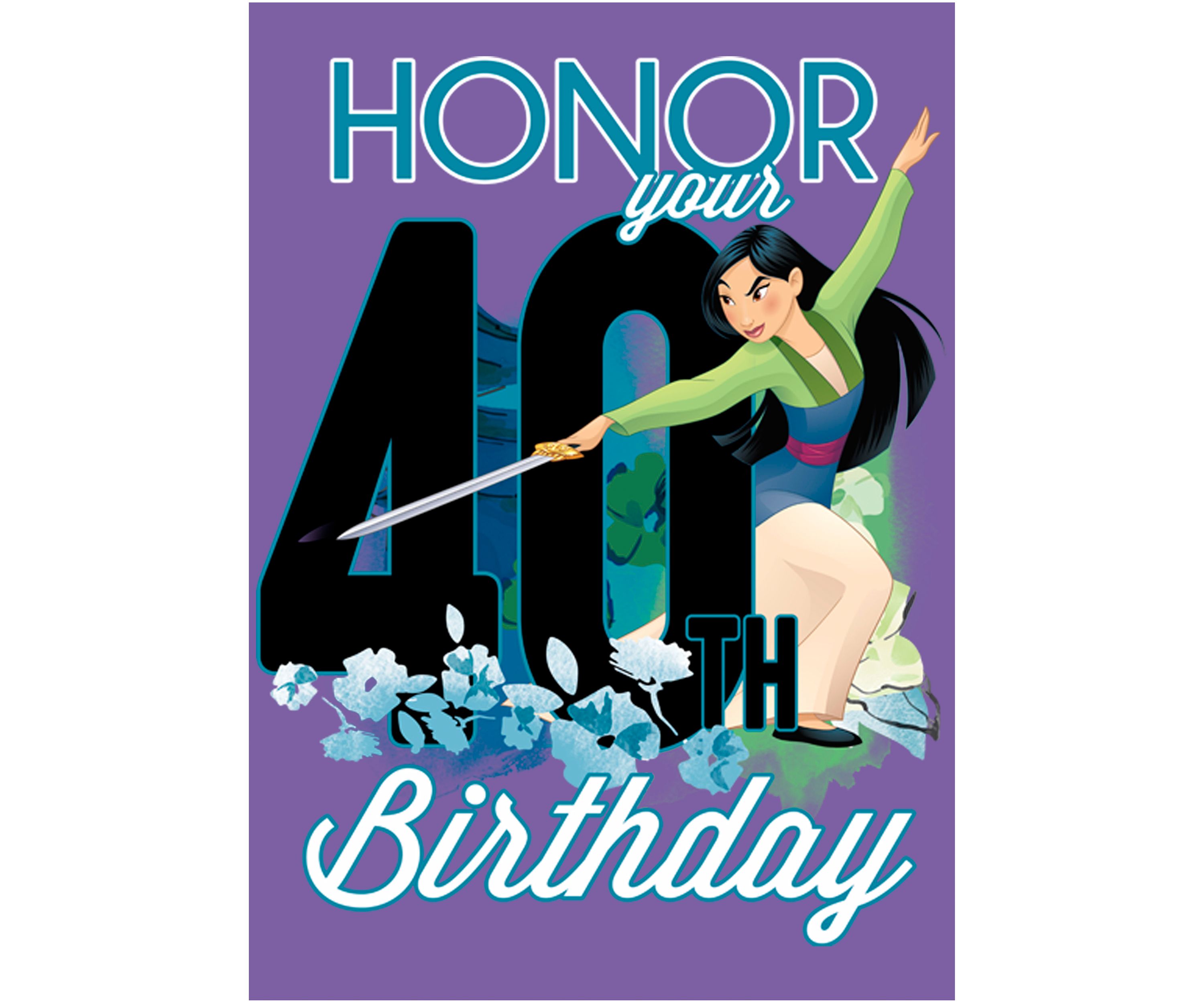 Mulan Forty Birthday Graphic T-Shirt