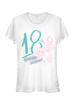 Disney Princess Birthday Mermaid Eighteen Graphic T-Shirt