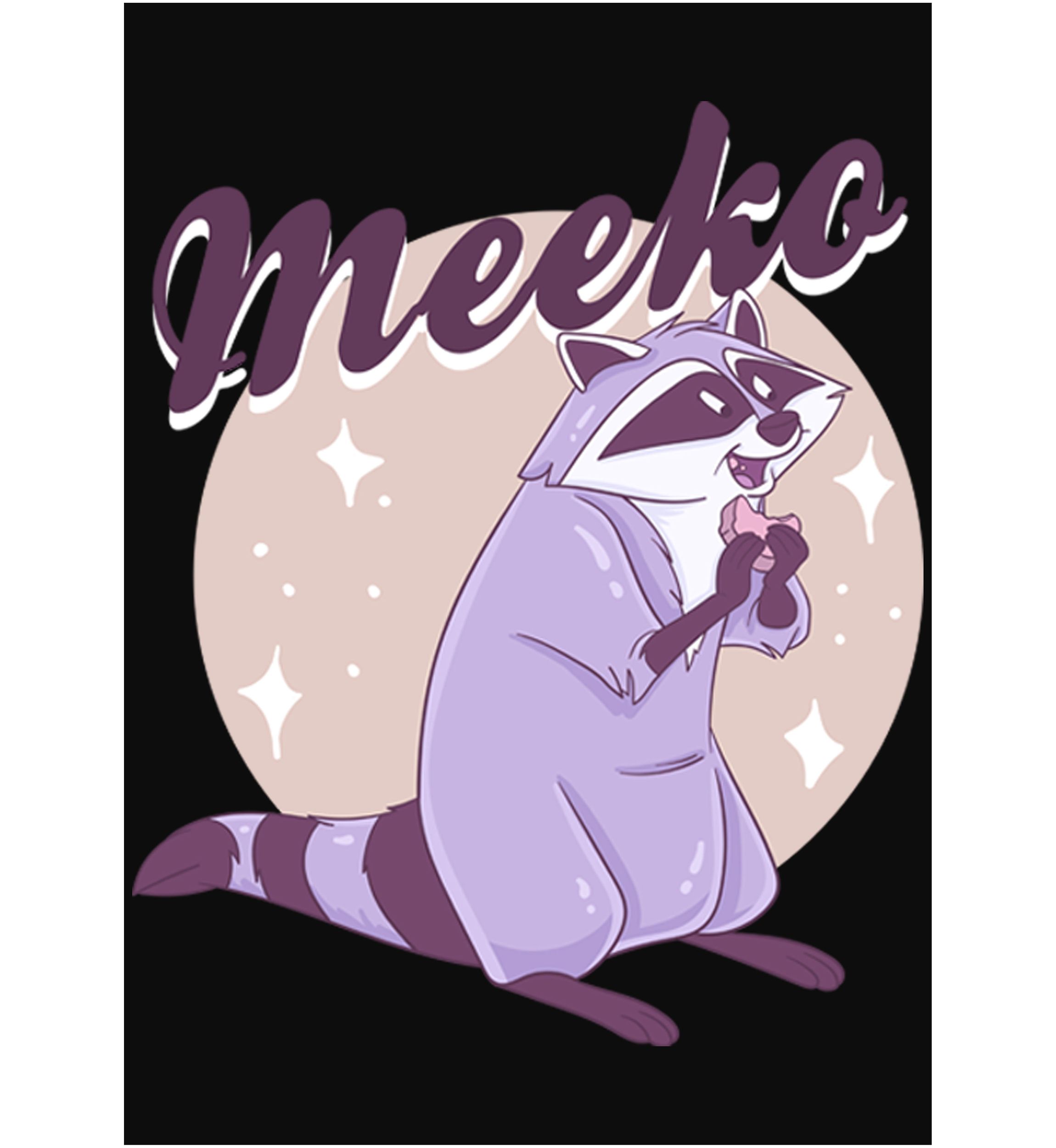 Pastel Meeko Graphic Tank