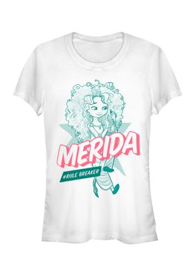 Disney Princess Merida Pop Graphic T-Shirt, White, XXL
