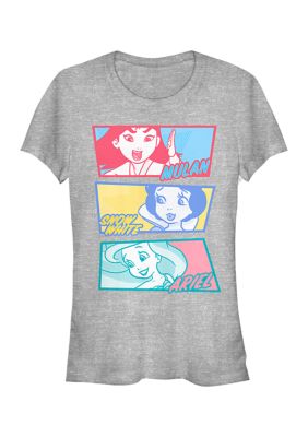 Disney Princess Women's Panel Princess Graphic T-Shirt, XL