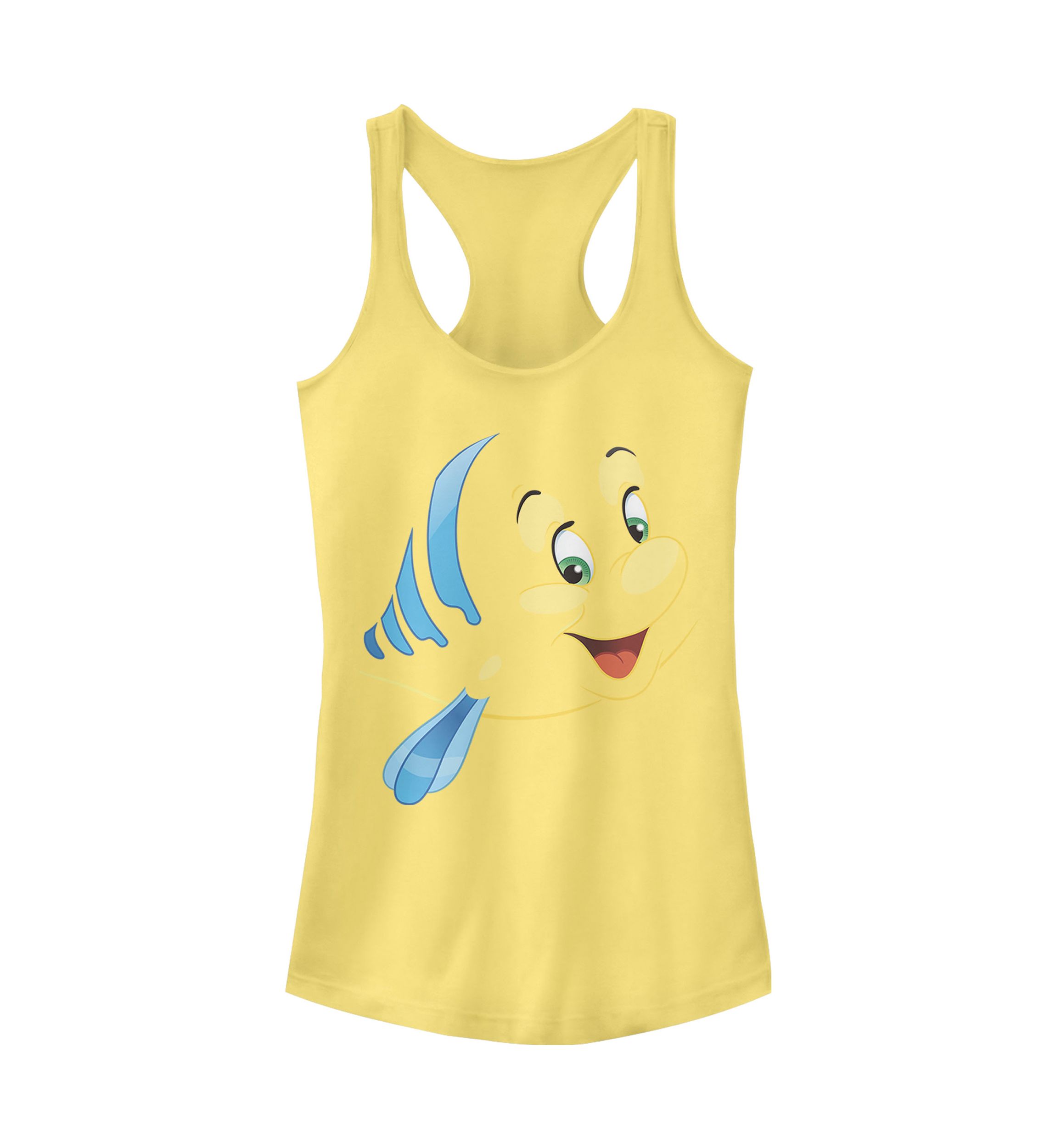 Flounder Face Graphic Tank