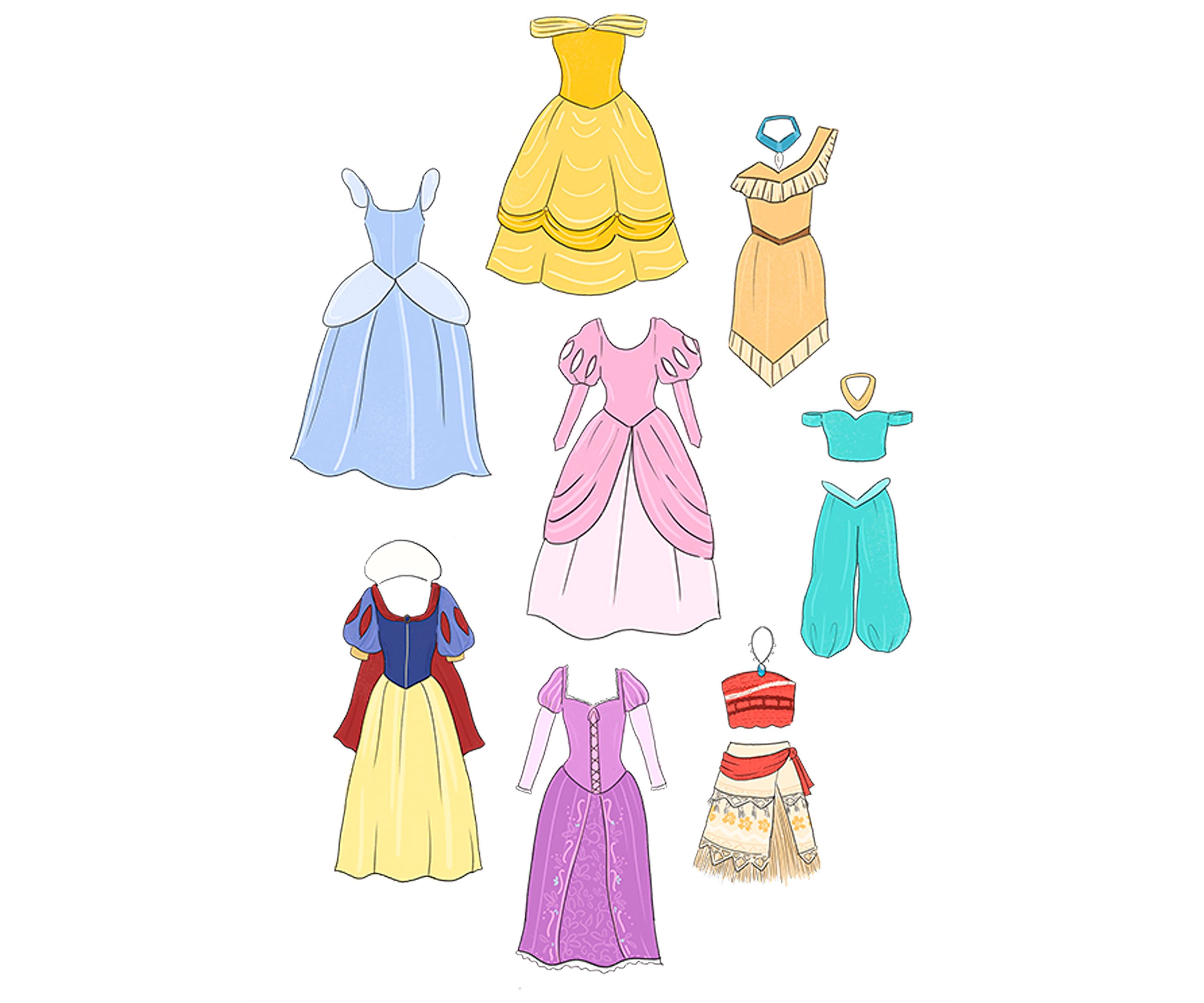 Sketchbook Dresses Graphic T-Shirt