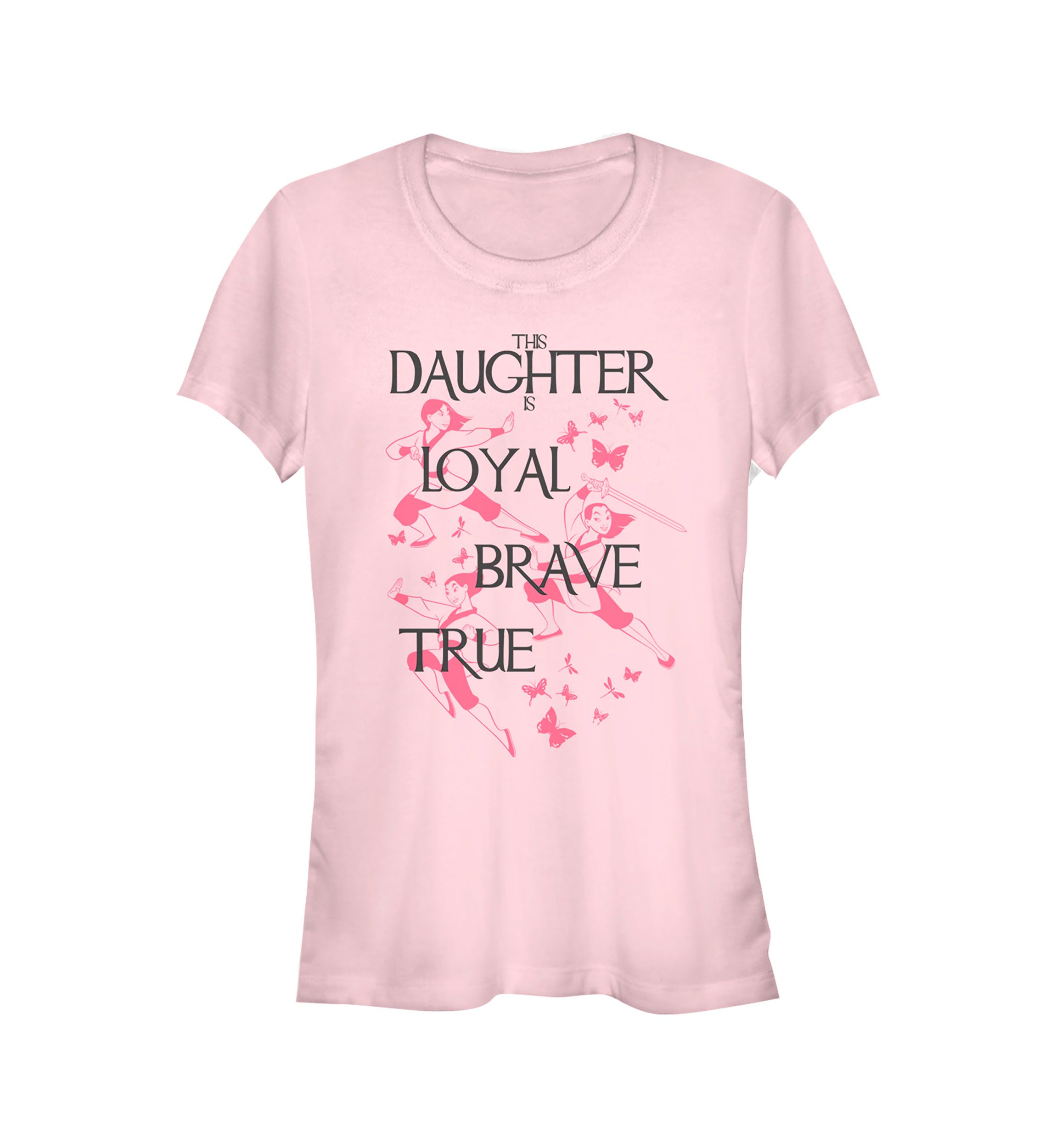 Daughter Loyal Brave True Graphic T-Shirt