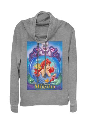Disney Women's Ariel and Ursula Pullover Graphic T-Shirt