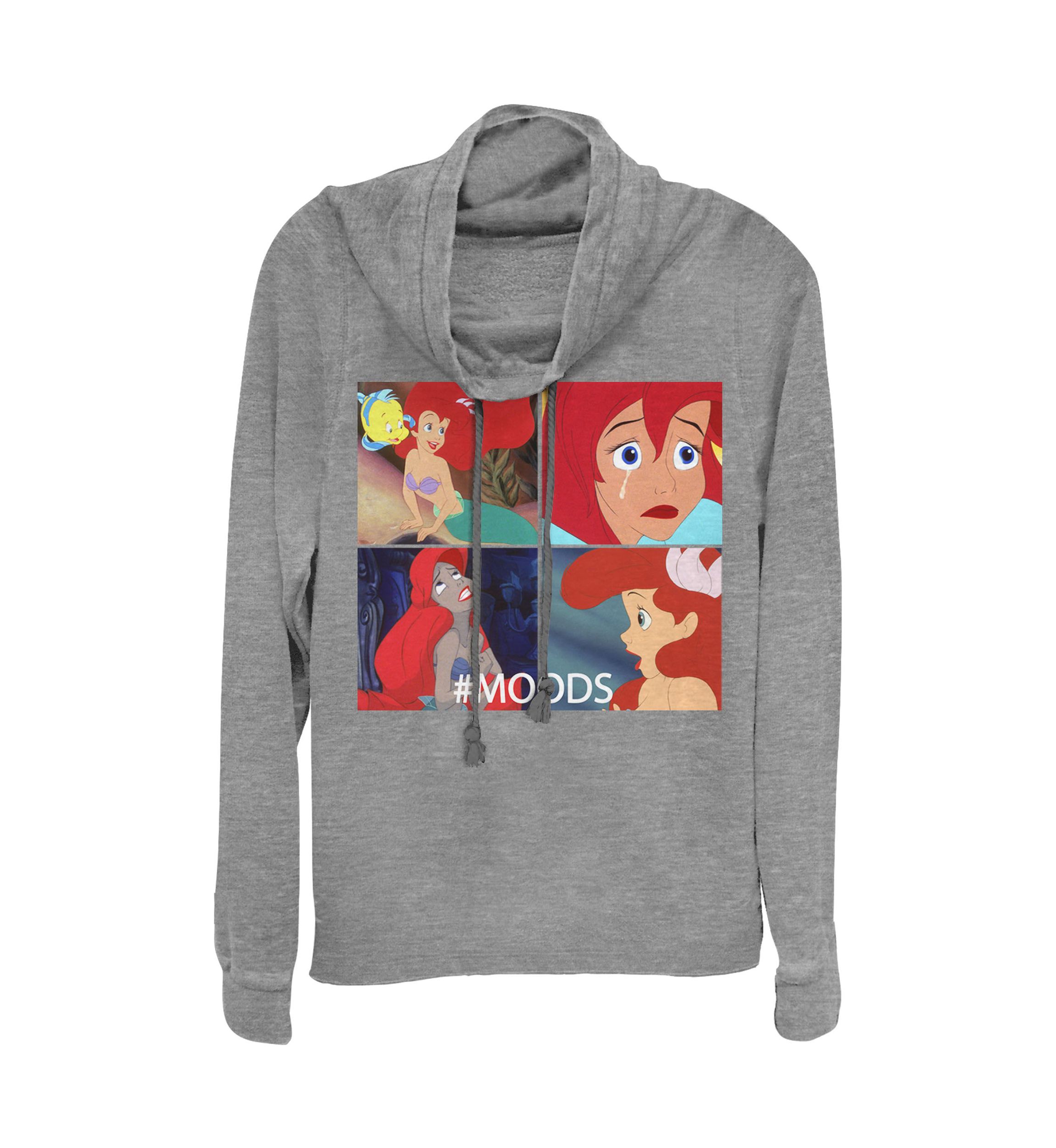 Ariel Moods Pullover Graphic T-Shirt