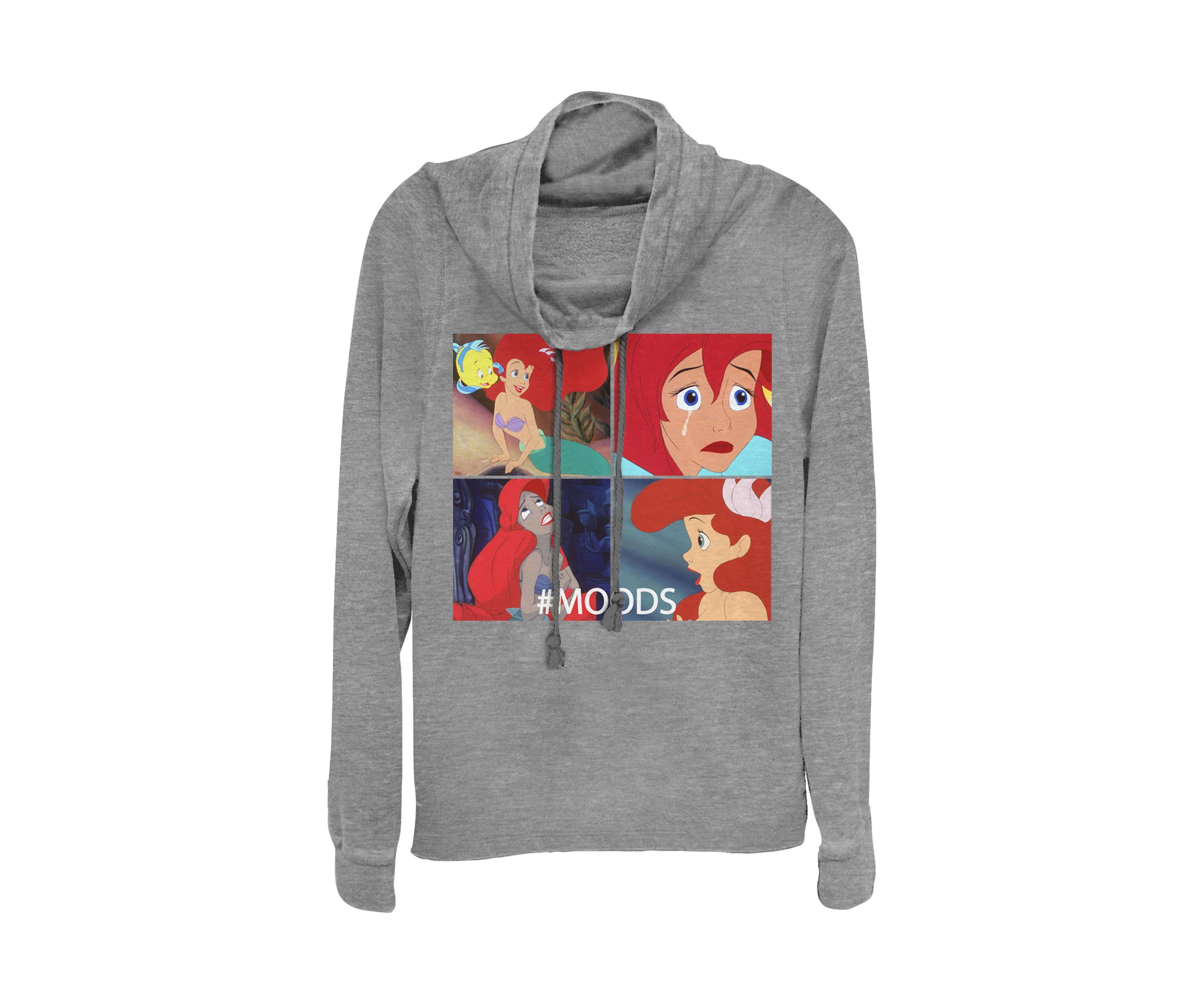 Ariel Moods Pullover Graphic T-Shirt
