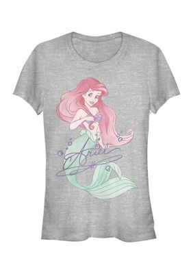 Disney Women's Signed Ariel Graphic T-Shirt, XXL