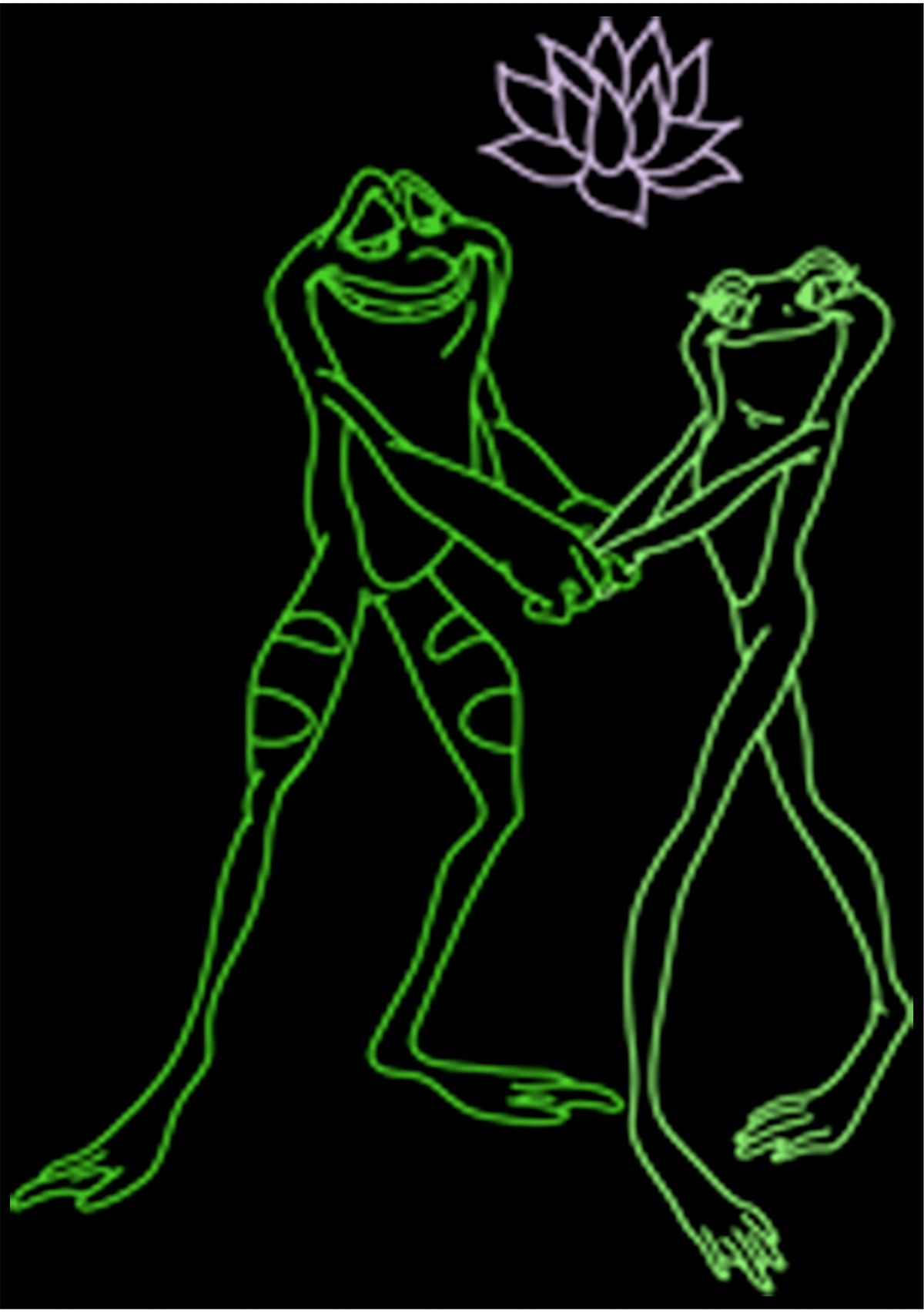 Dancing Frogs Graphic T-Shirt