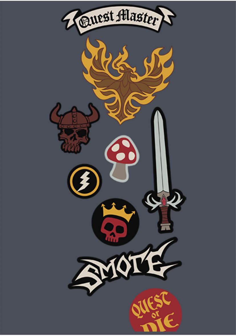 Cutoff Patches Graphic Tank