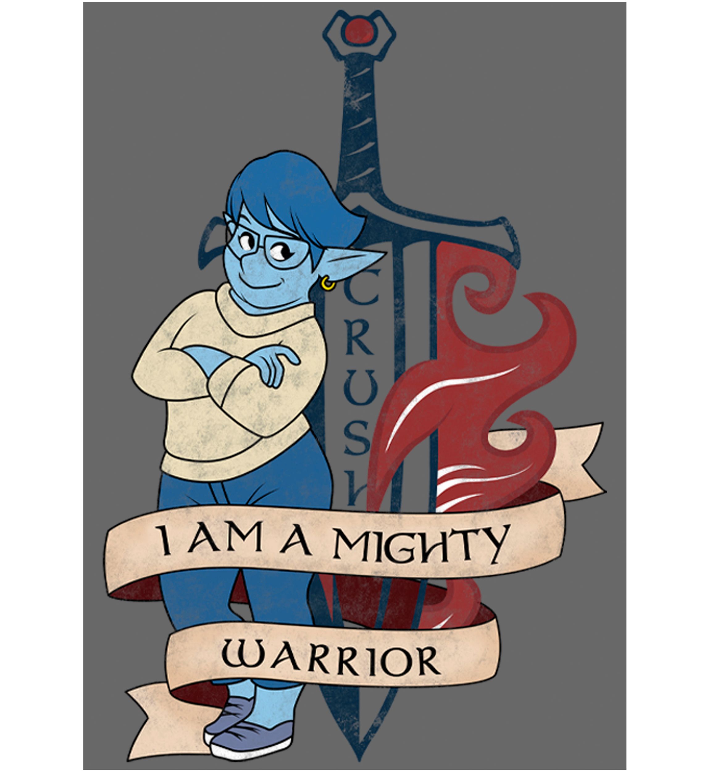 Mighty Warrior Graphic T-Shirt