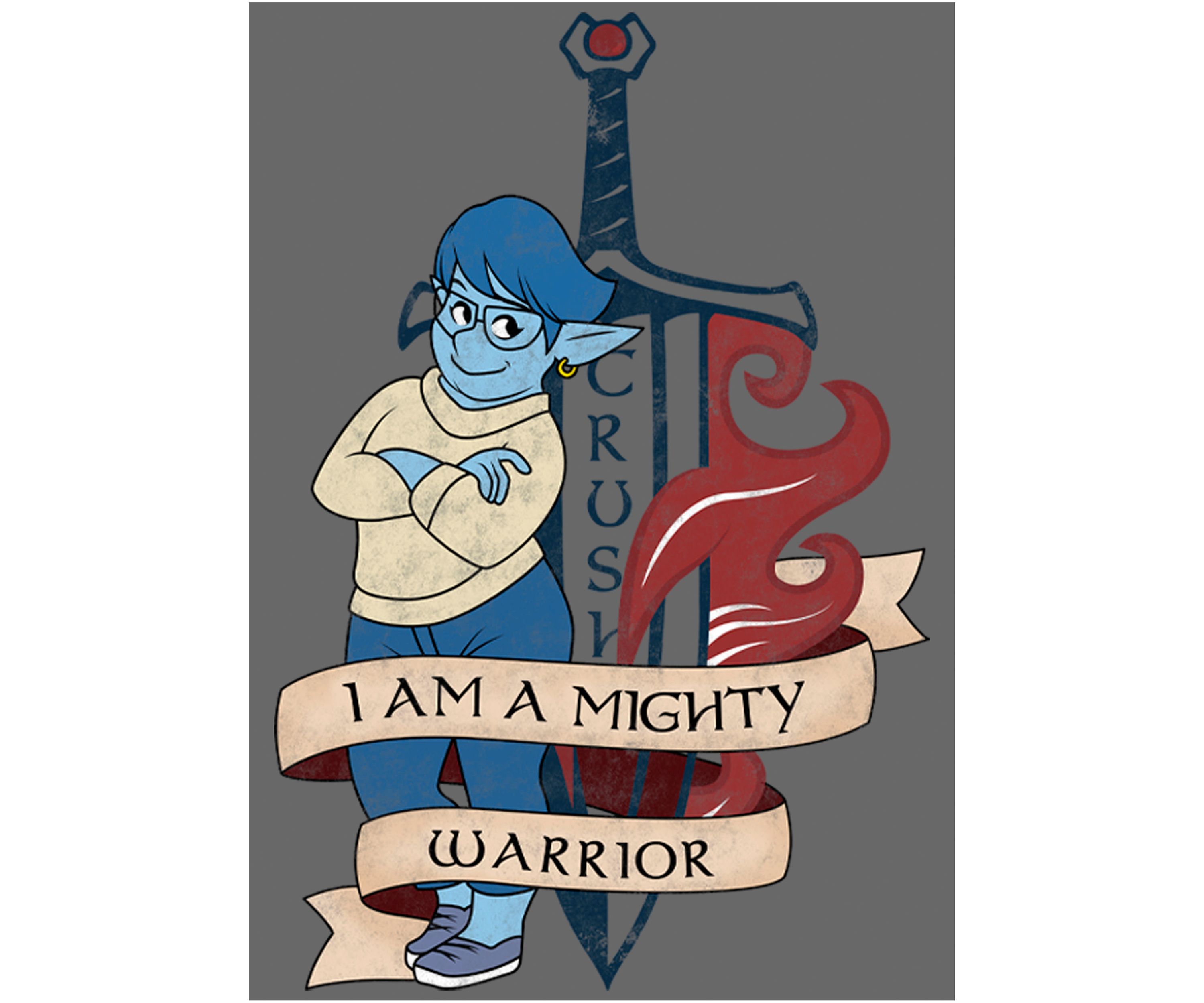 Mighty Warrior Graphic T-Shirt