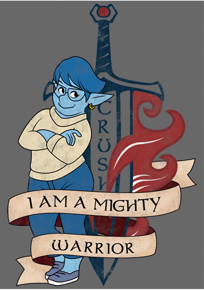 Mighty Warrior Graphic T-Shirt
