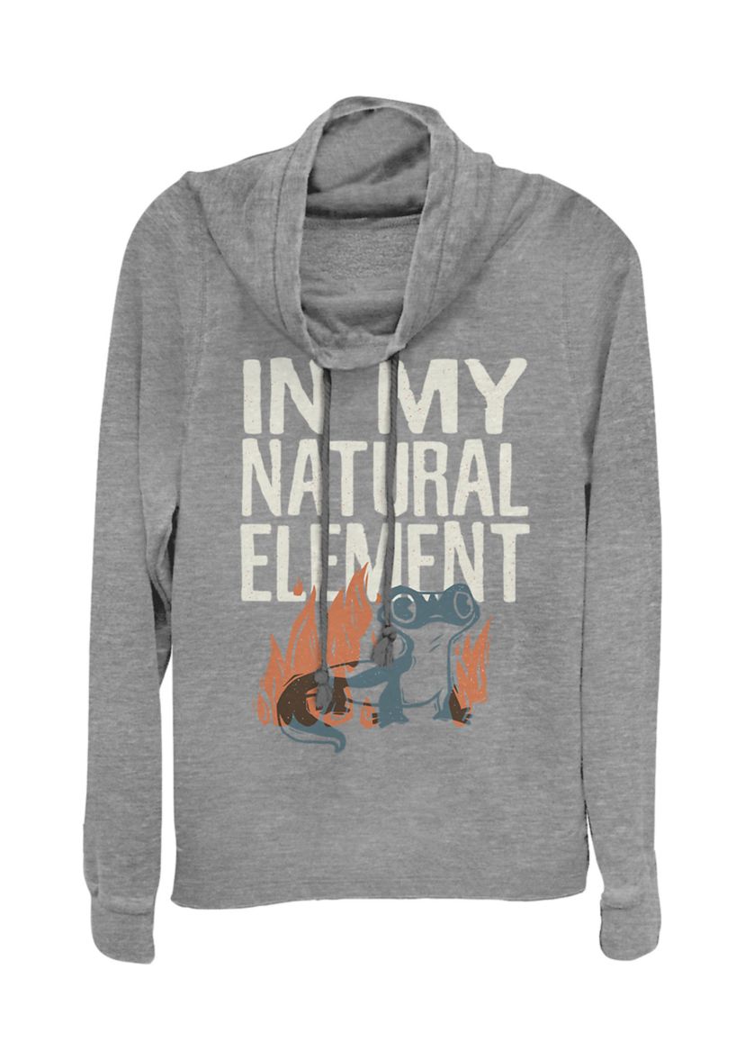 Salamander Woodcut Pullover Graphic T-Shirt