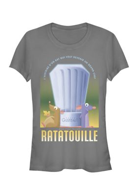 Disney Pixar Women's Histoire Dun Rat Poster Graphic T-Shirt, Grey, Small