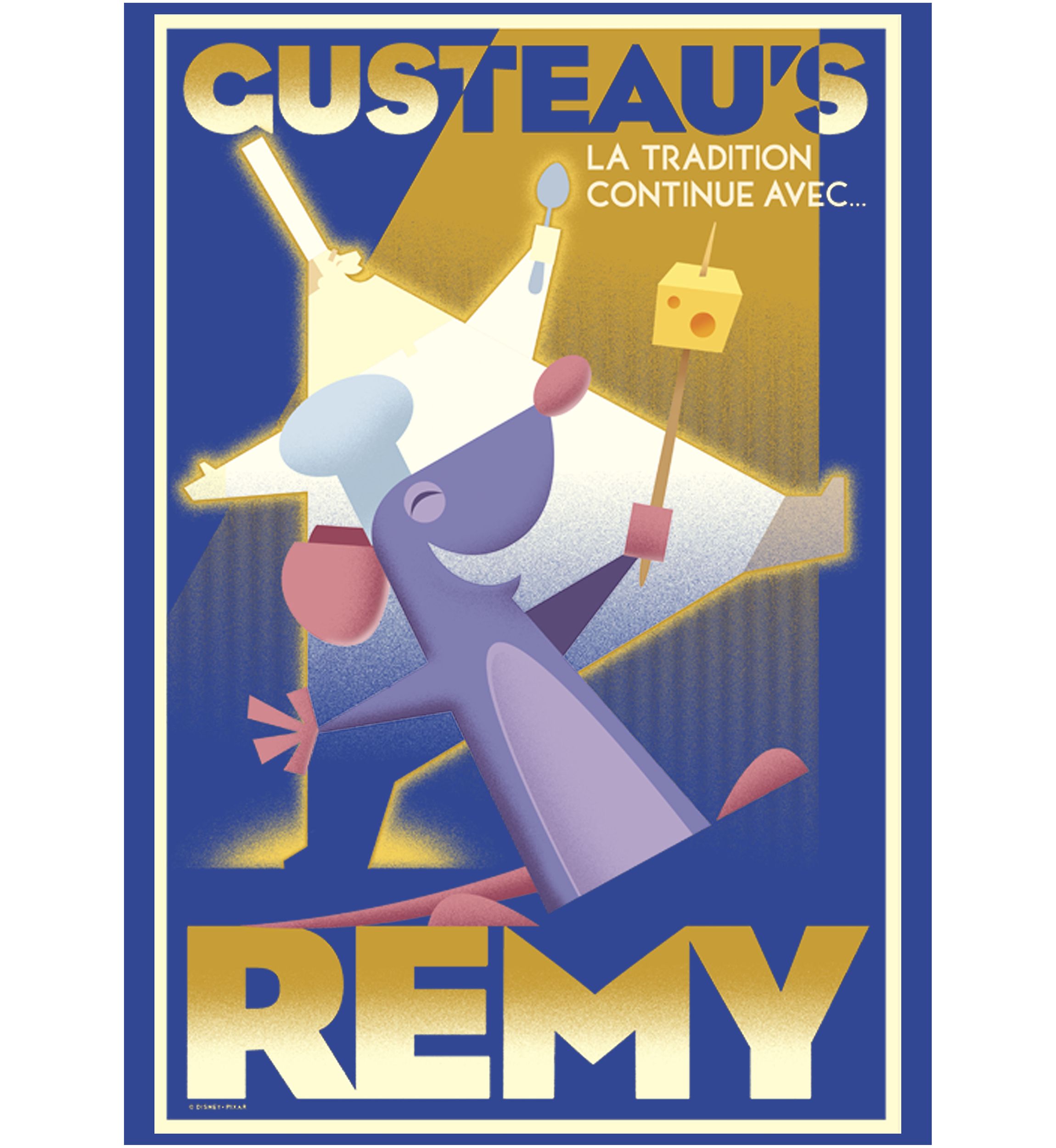 Gusteaus La Remy Poster Graphic T-Shirt