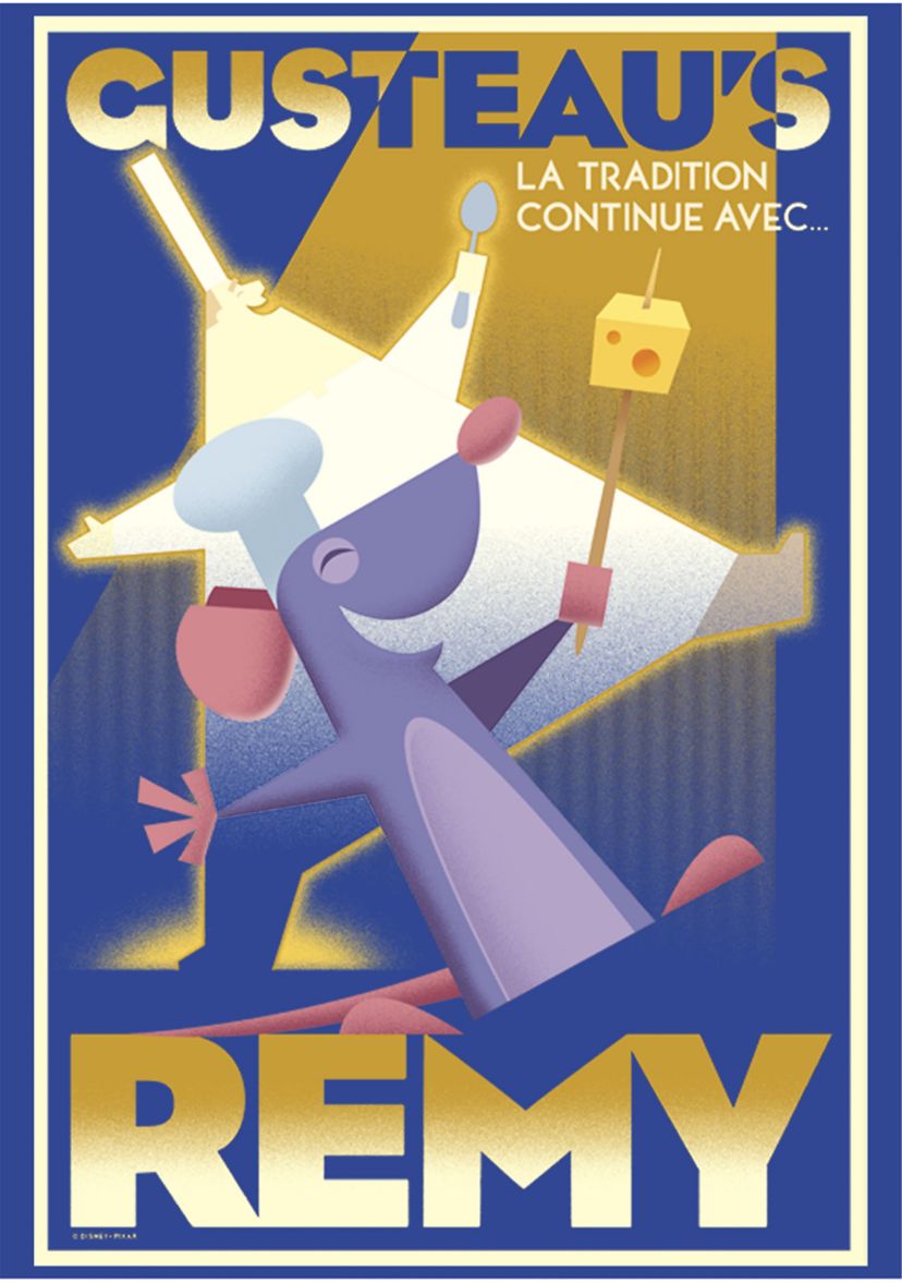 Gusteaus La Remy Poster Graphic T-Shirt