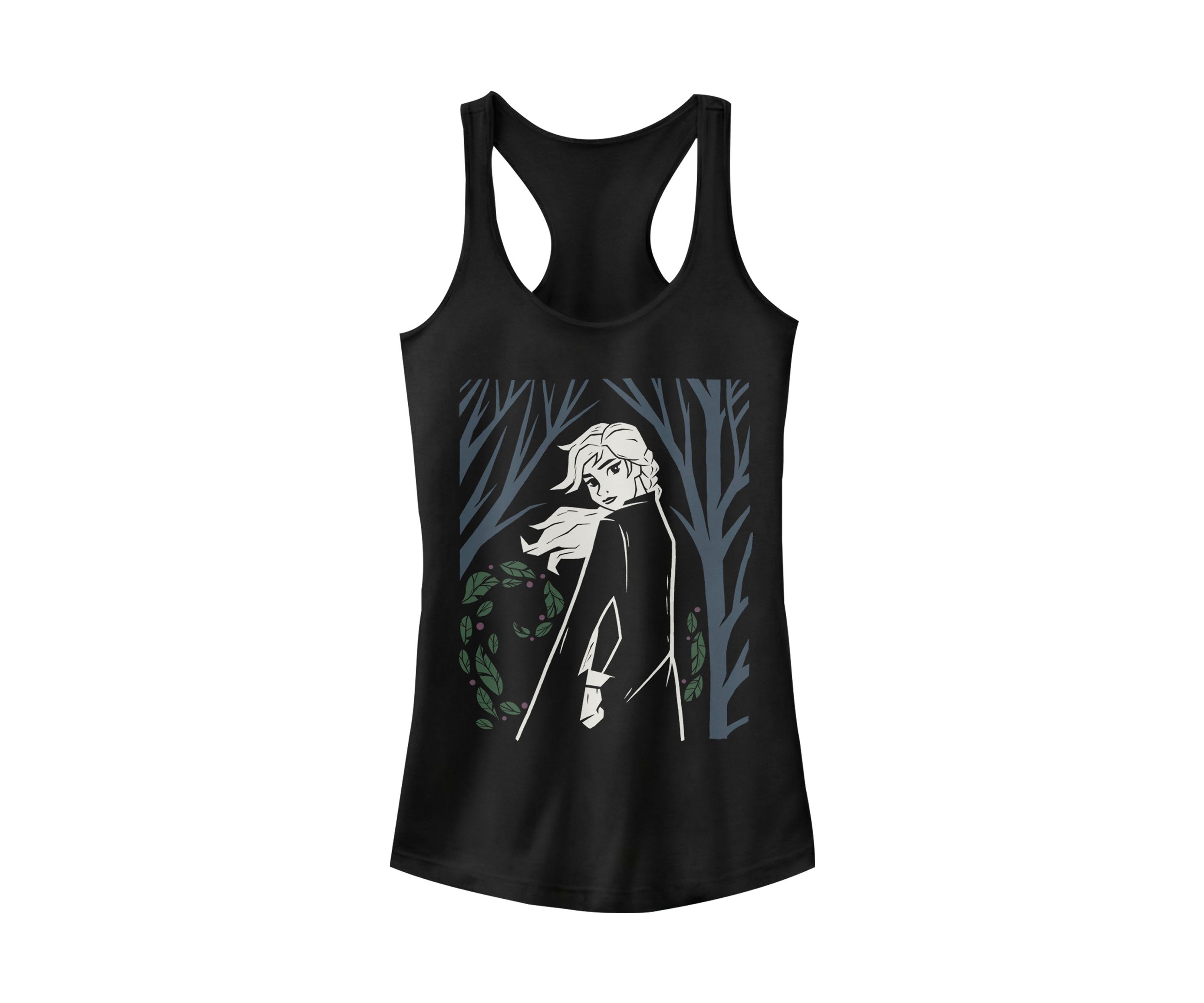 Elsa Wooded Graphic Tank