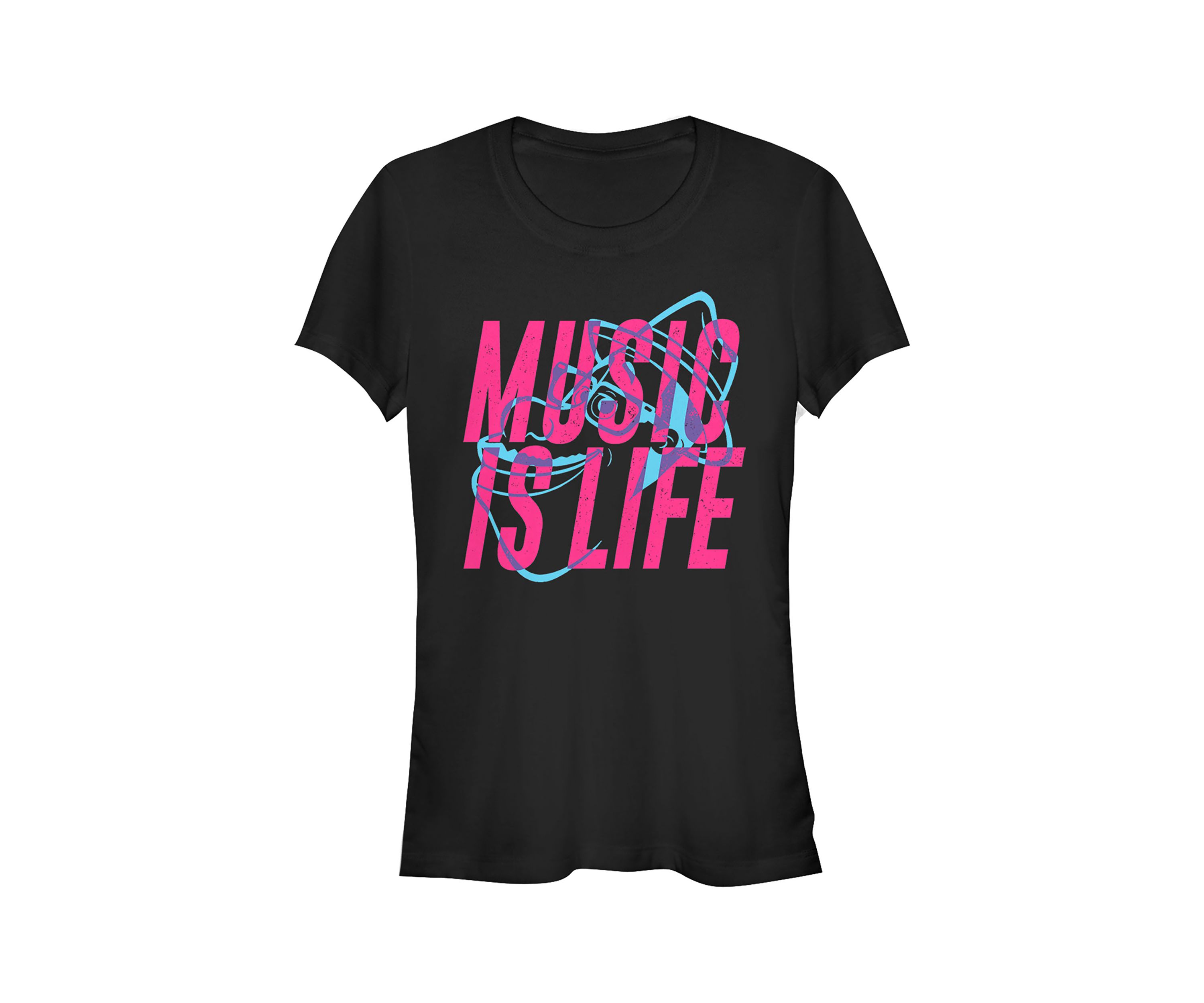 Music Is Life Graphic T-Shirt