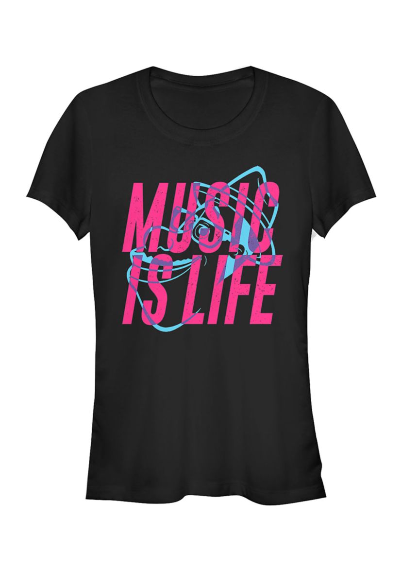 Music Is Life Graphic T-Shirt
