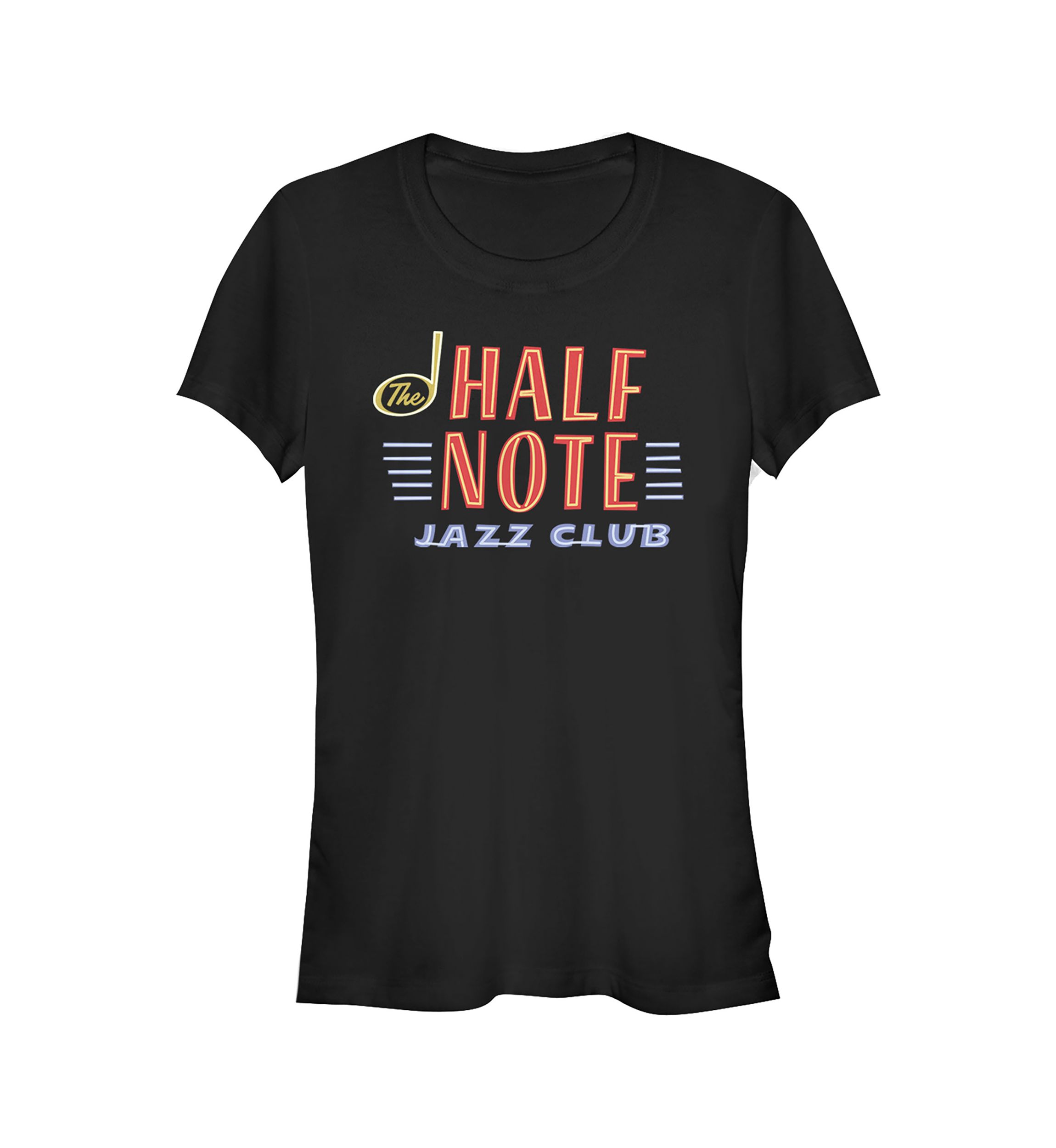 Half Note Neon Graphic T-Shirt