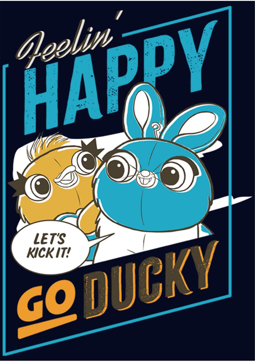 Happy GO Ducky Graphic T-Shirt