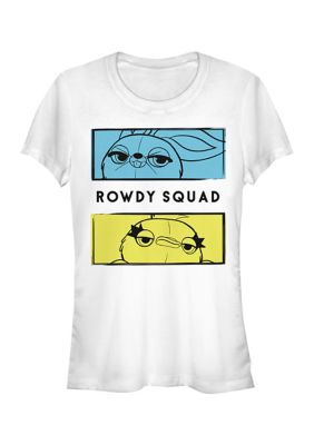 Disney Pixar Women's Rowdy Boxes Graphic T-Shirt, White, XXL