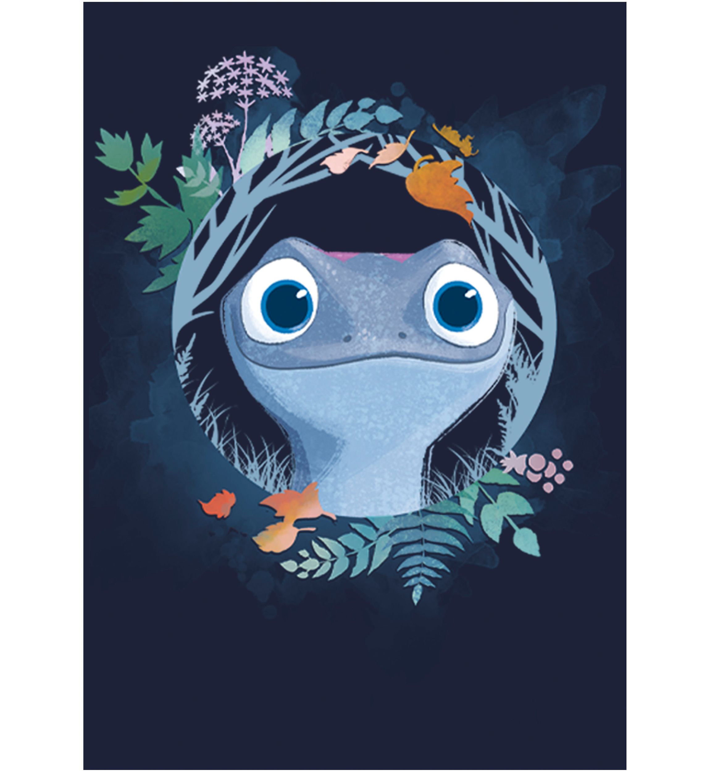 Watercolor Salamander Pullover Graphic T-Shirt