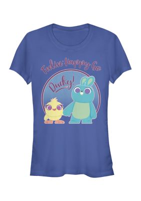 Disney Pixar Women's Ducky Bunny Pastel Graphic T-Shirt, Medium