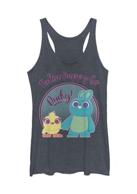 Tom and Jerry Women's Ducky Bunny Pastel Graphic Tank Top
