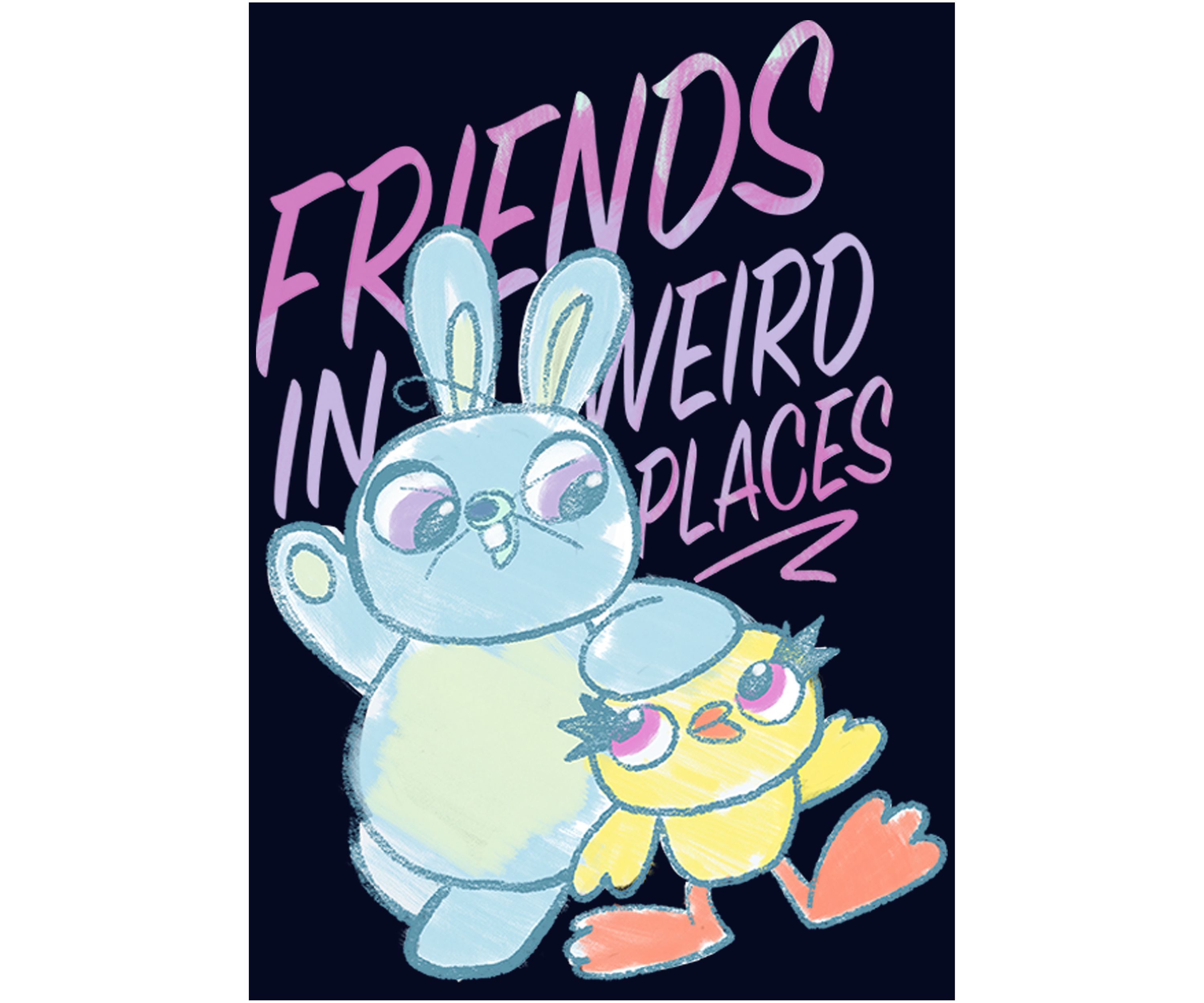 Friends Sketch Graphic T-Shirt