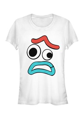 Tom and Jerry Women's Big Face Scared Forky Graphic T-Shirt