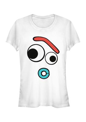 Tom and Jerry Women's Big Face Curious Forky Graphic T-Shirt