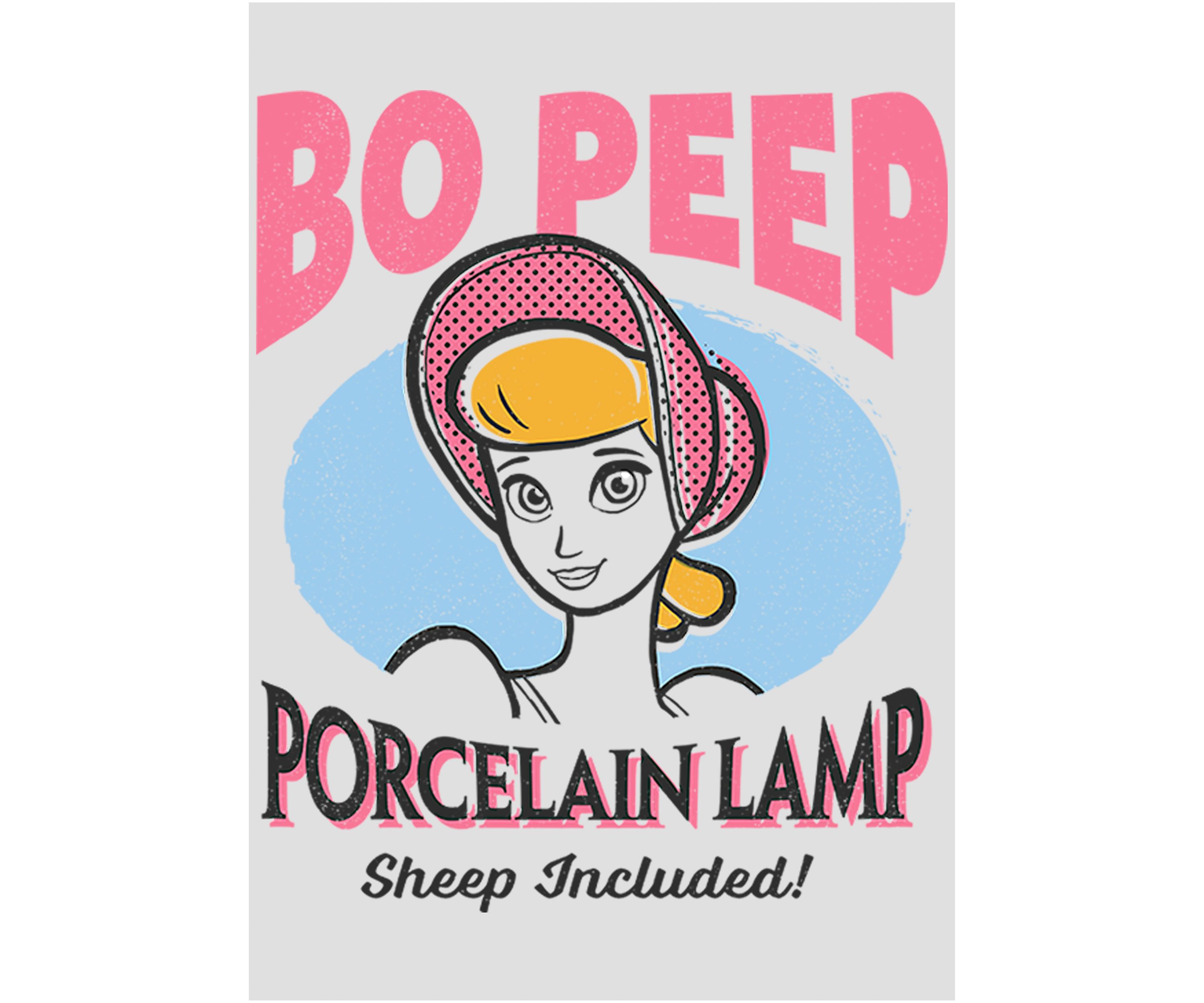 Porcelain Lamp Peep Graphic Tank
