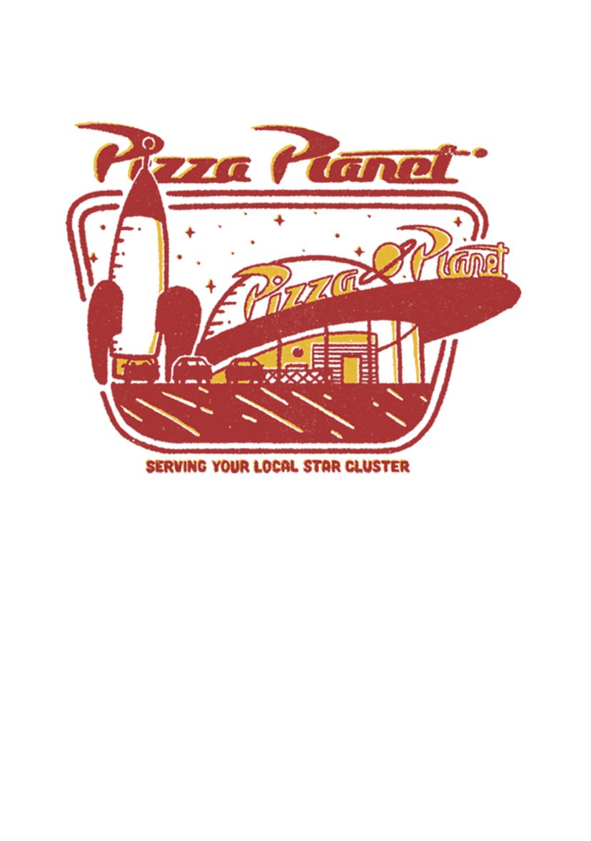 Pizza Planet Slice Graphic T-Shirt