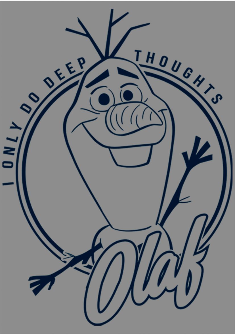 Deep Thought Olaf Pullover Graphic T-Shirt