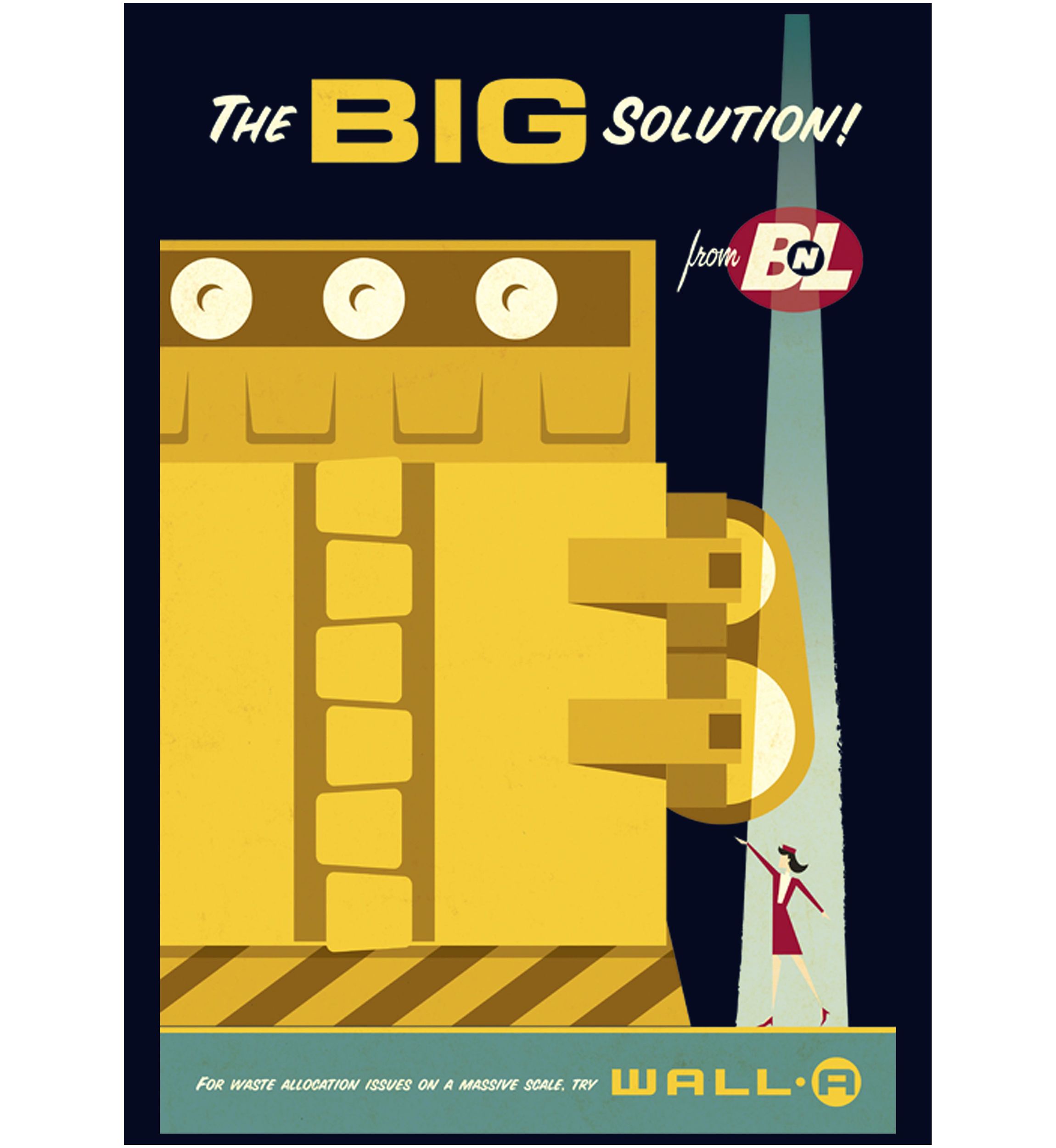 Big Solution Poster Graphic T-Shirt