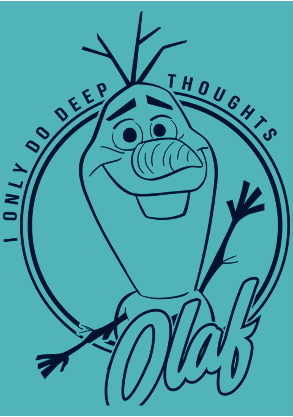 Deep Thought Olaf Graphic Tank