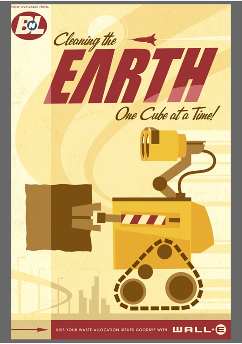 Cleaning the Earth Poster Graphic T-Shirt