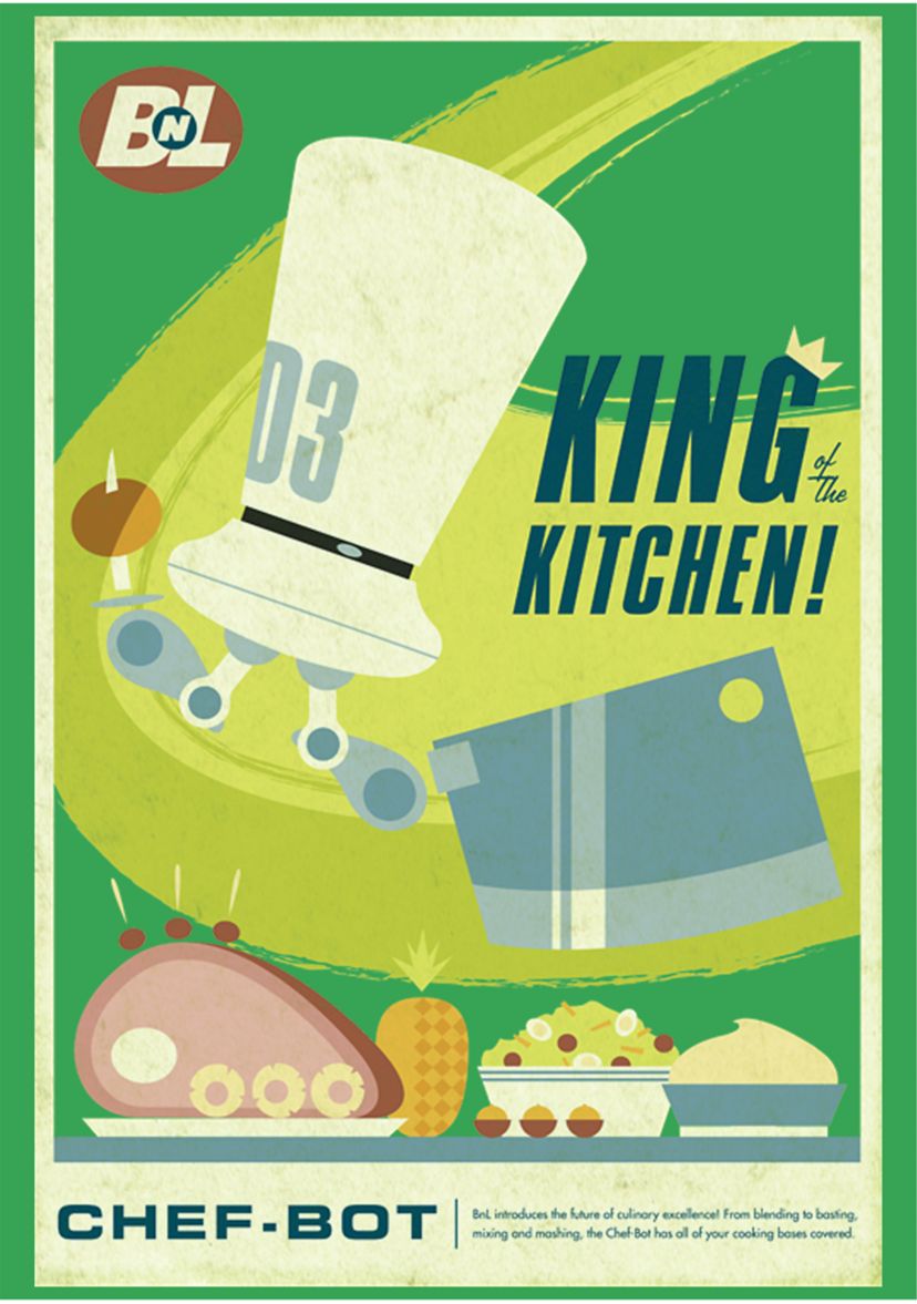 King of the Kitchen Poster Graphic T-Shirt