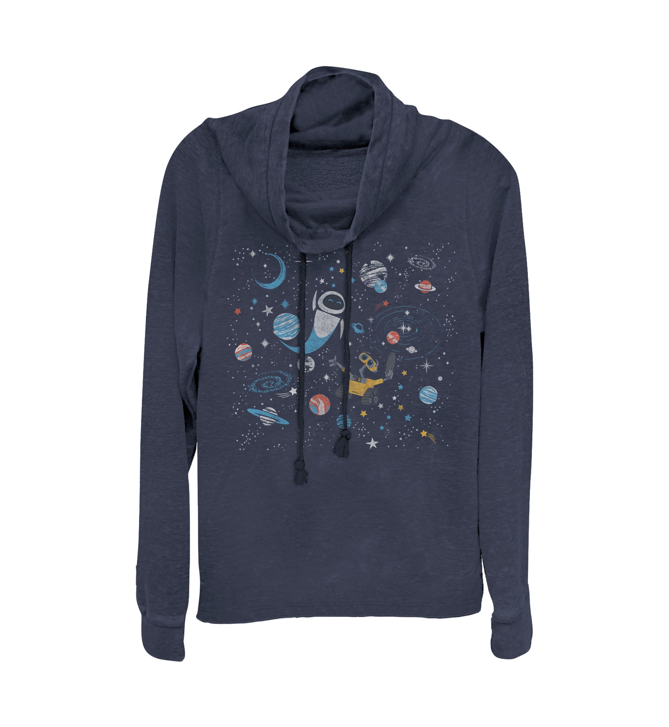 WALL E GALAXY Pullover Graphic T-Shirt