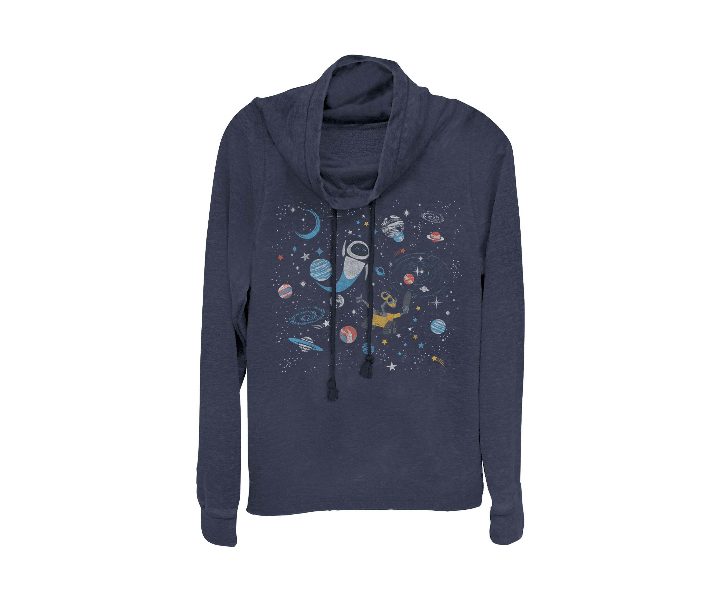 WALL E GALAXY Pullover Graphic T-Shirt