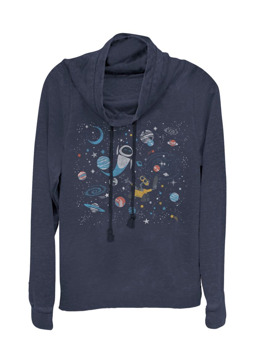 WALL E GALAXY Pullover Graphic T-Shirt