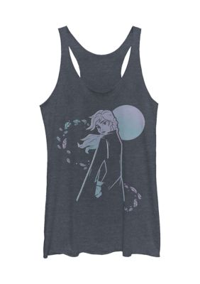 Disney Frozen Winter Sunset Graphic Tank Top, Navy Blue, Small