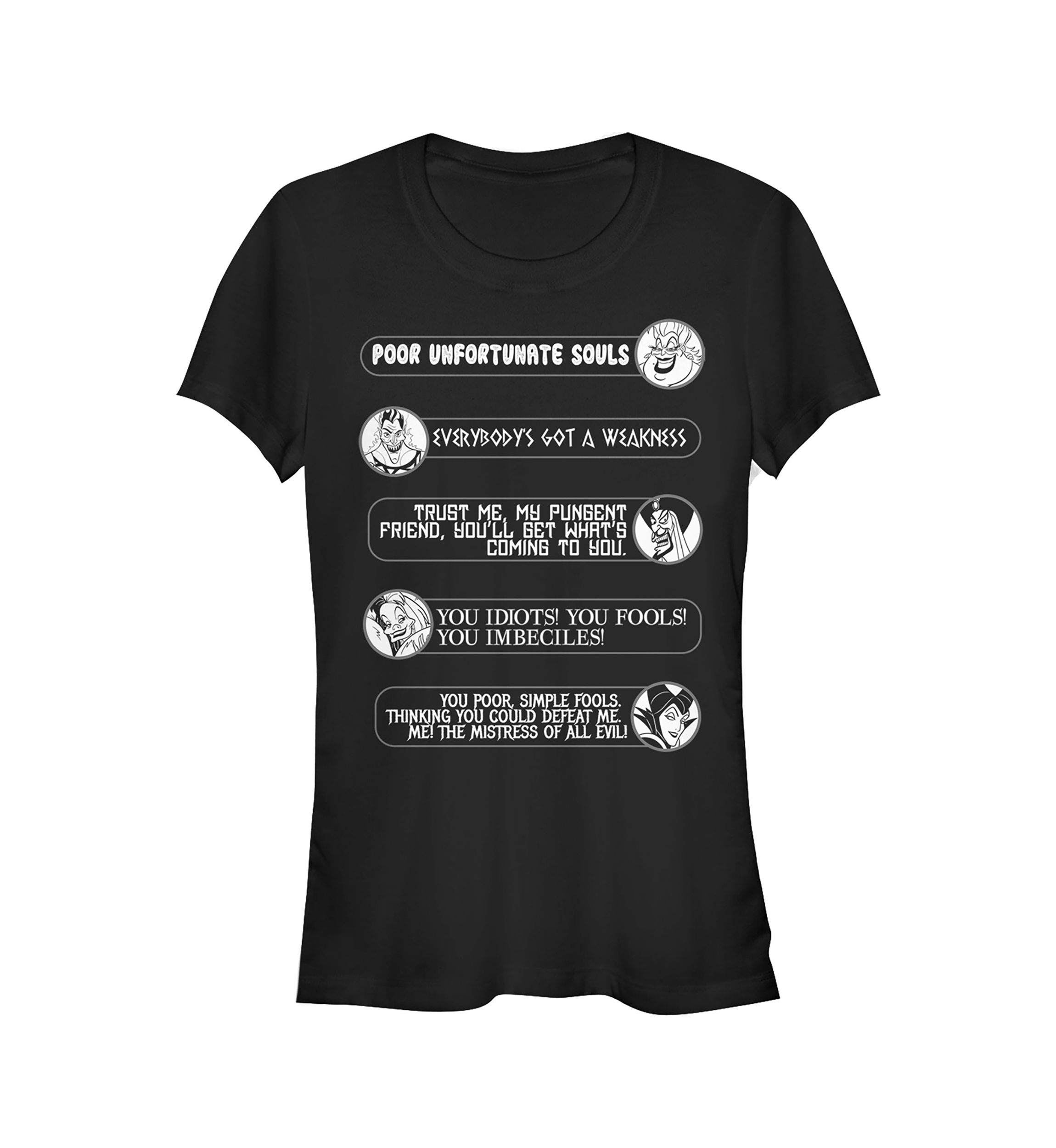 Villain Quotes Graphic T-Shirt