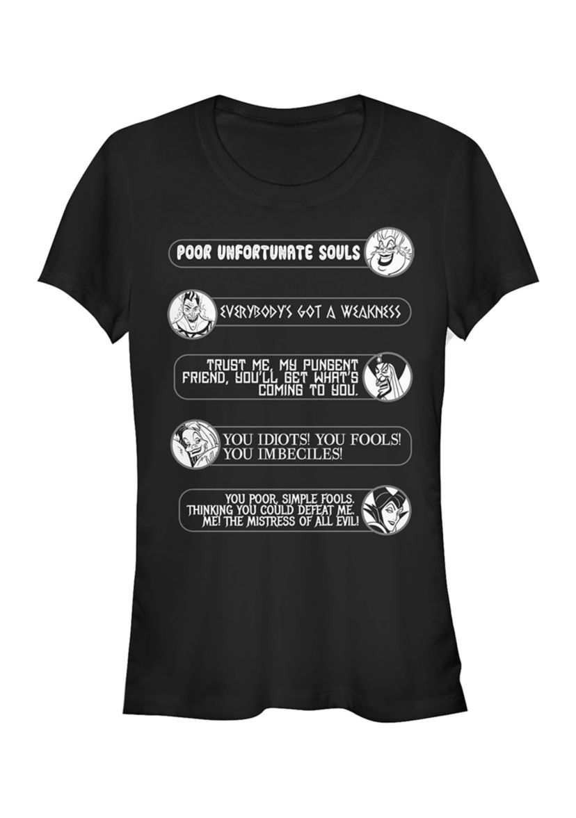 Villain Quotes Graphic T-Shirt