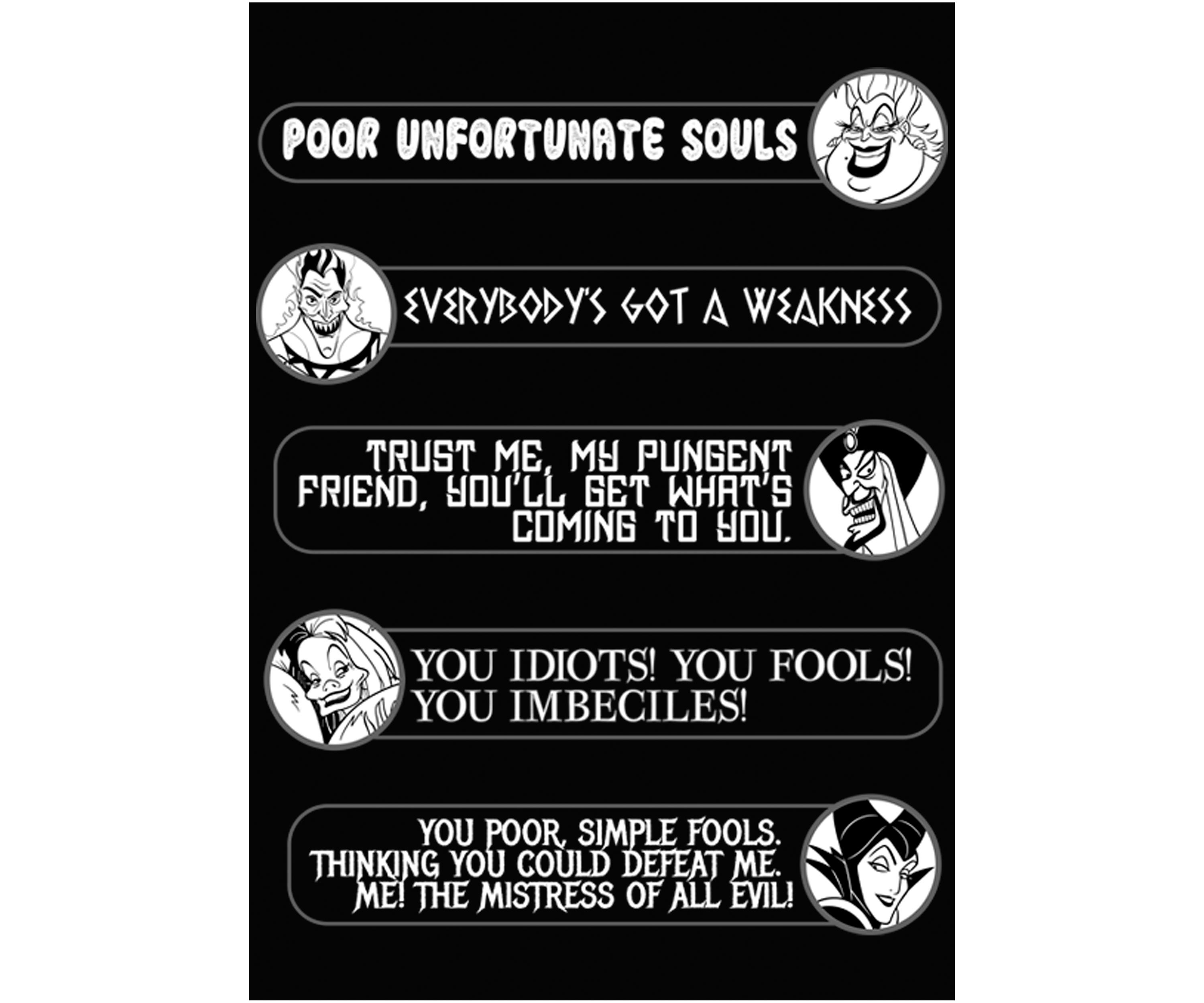 Villain Quotes Graphic Tank