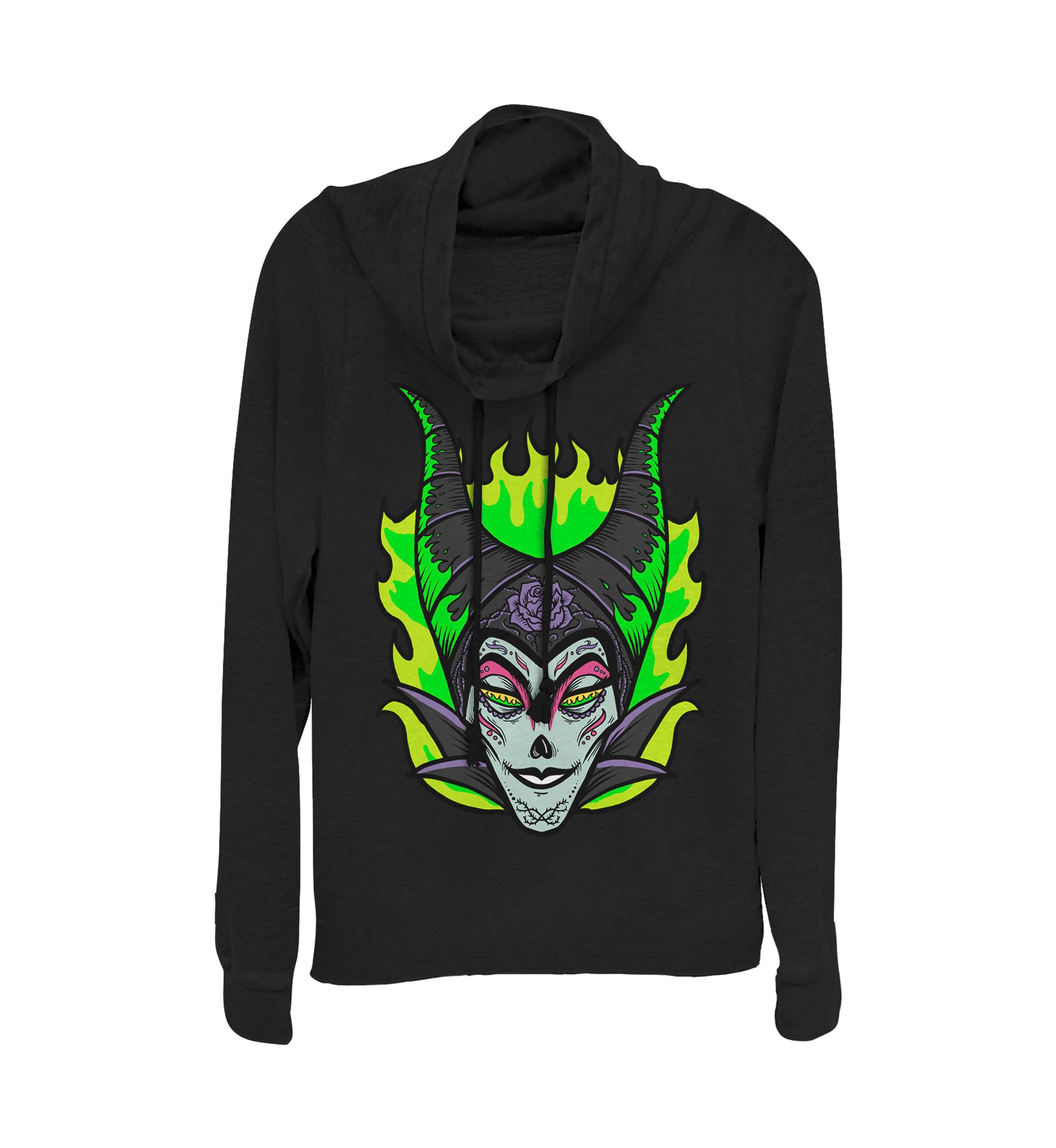 Maleficent Sugar Skull Pullover Graphic T-Shirt